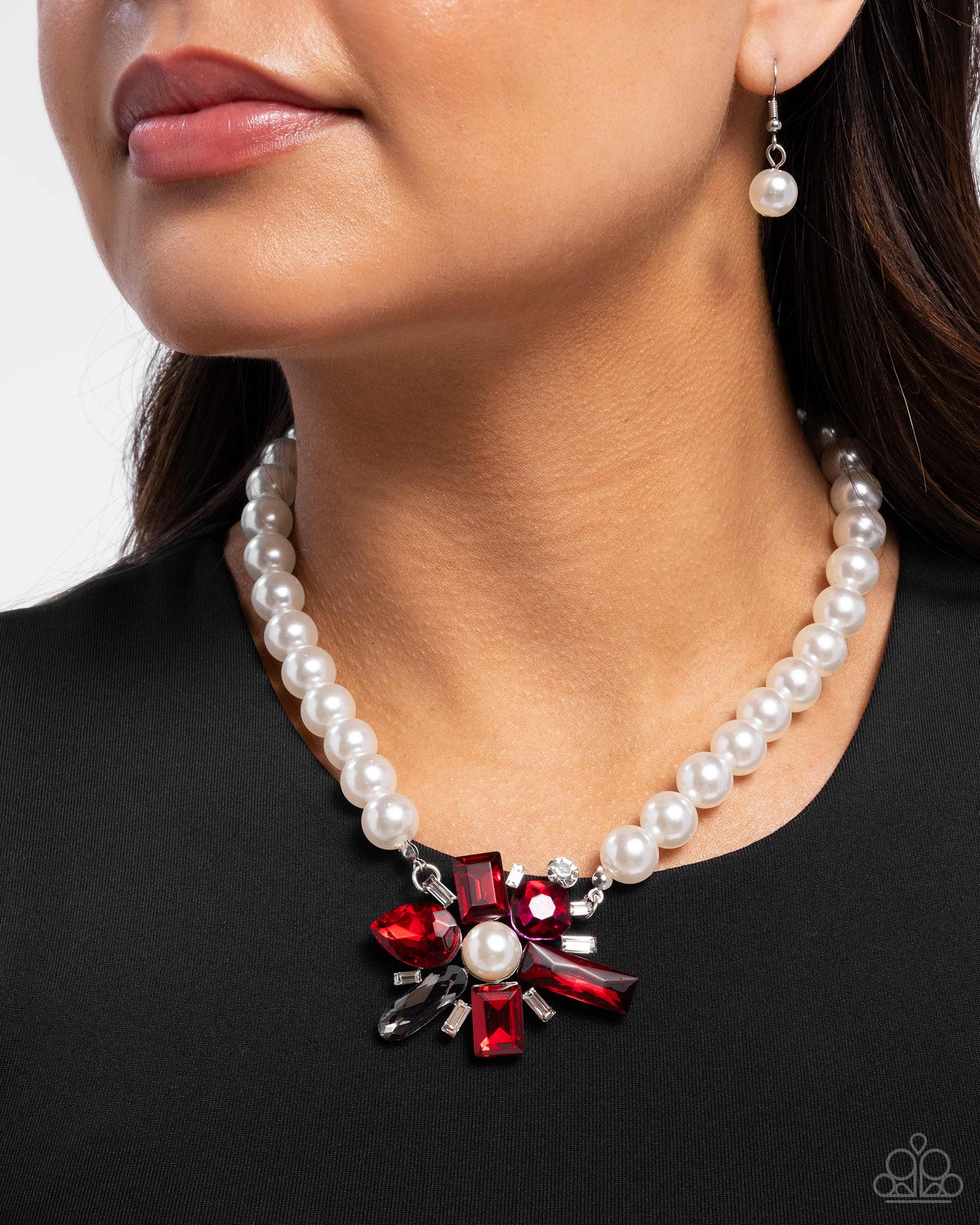 Prismatic Potential Red Necklace