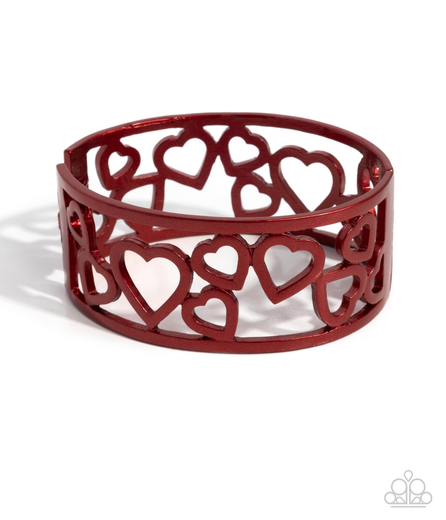 Steal Your Heart Red Hinge Bracelet