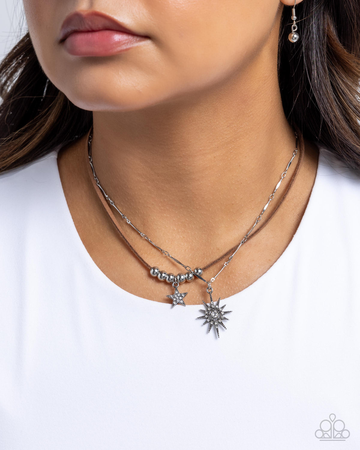 Stellar Sojourn Brown Necklace