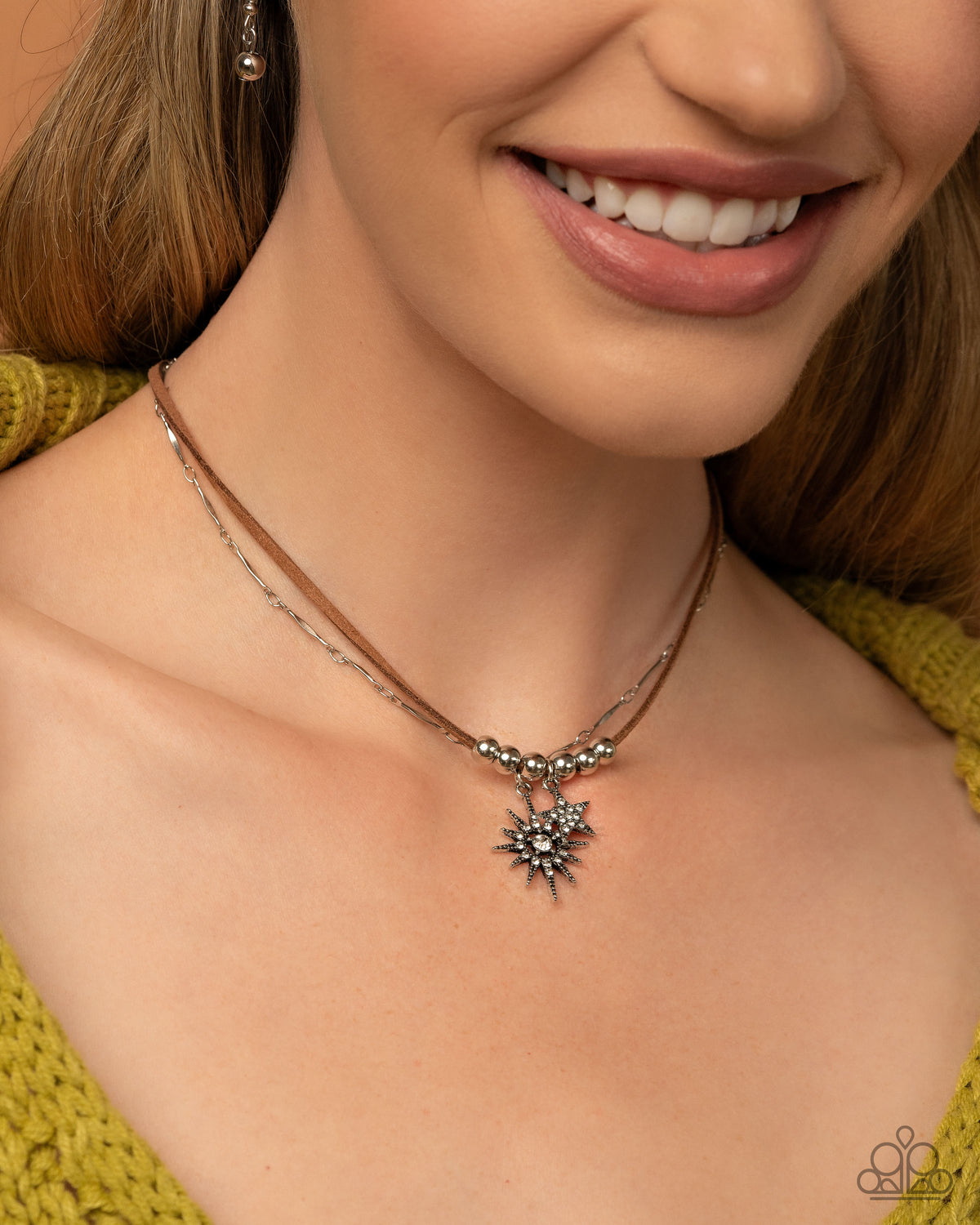 Stellar Sojourn Brown Necklace