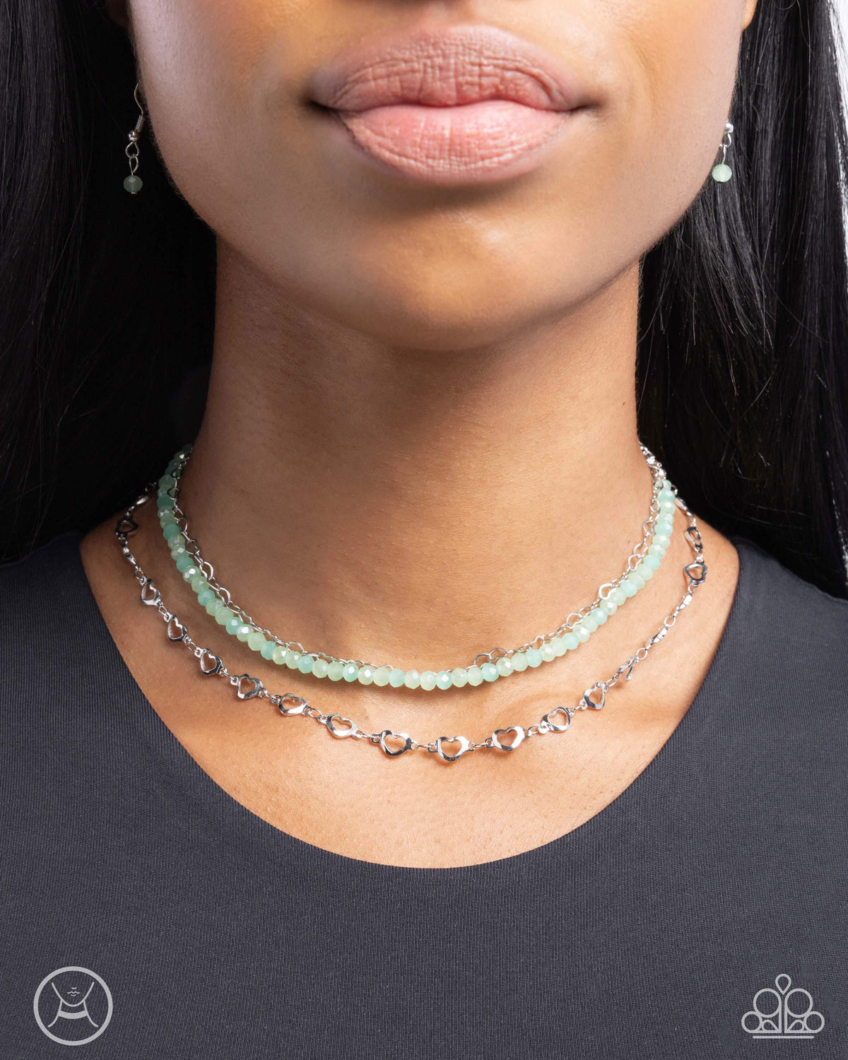 Sweetheart Sequel Green Necklace