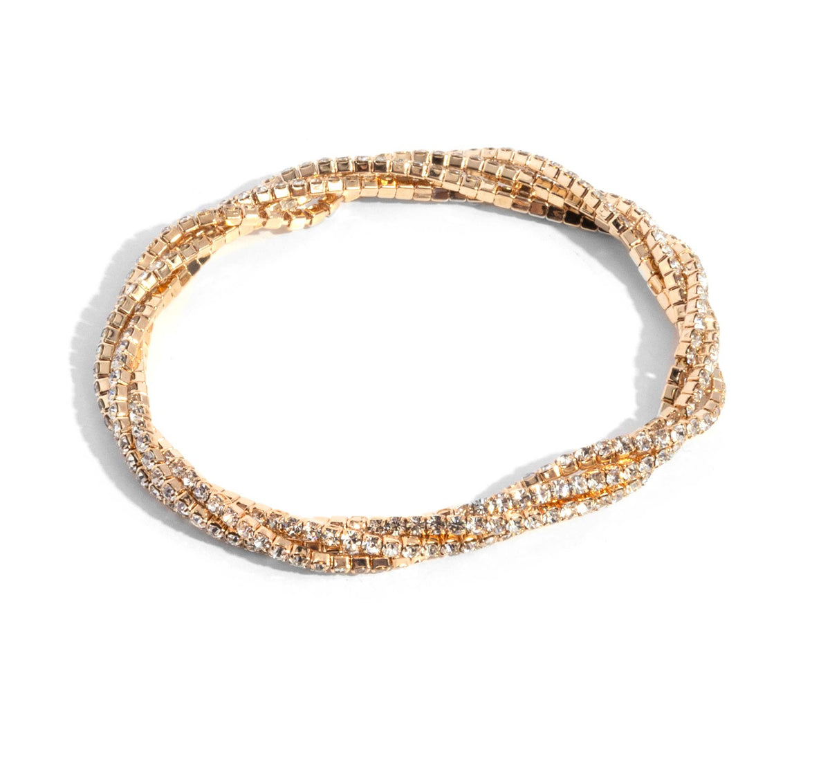 Twisted Triumph Gold Bracelet