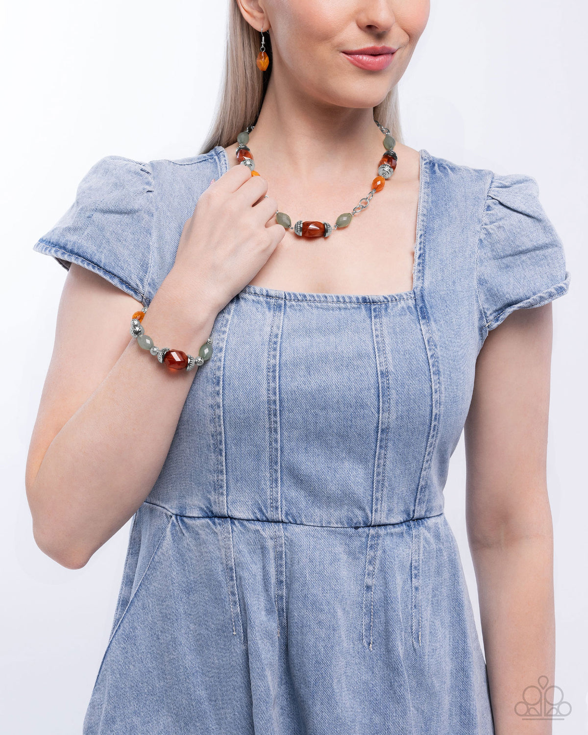 Beauty Culture Orange Necklace