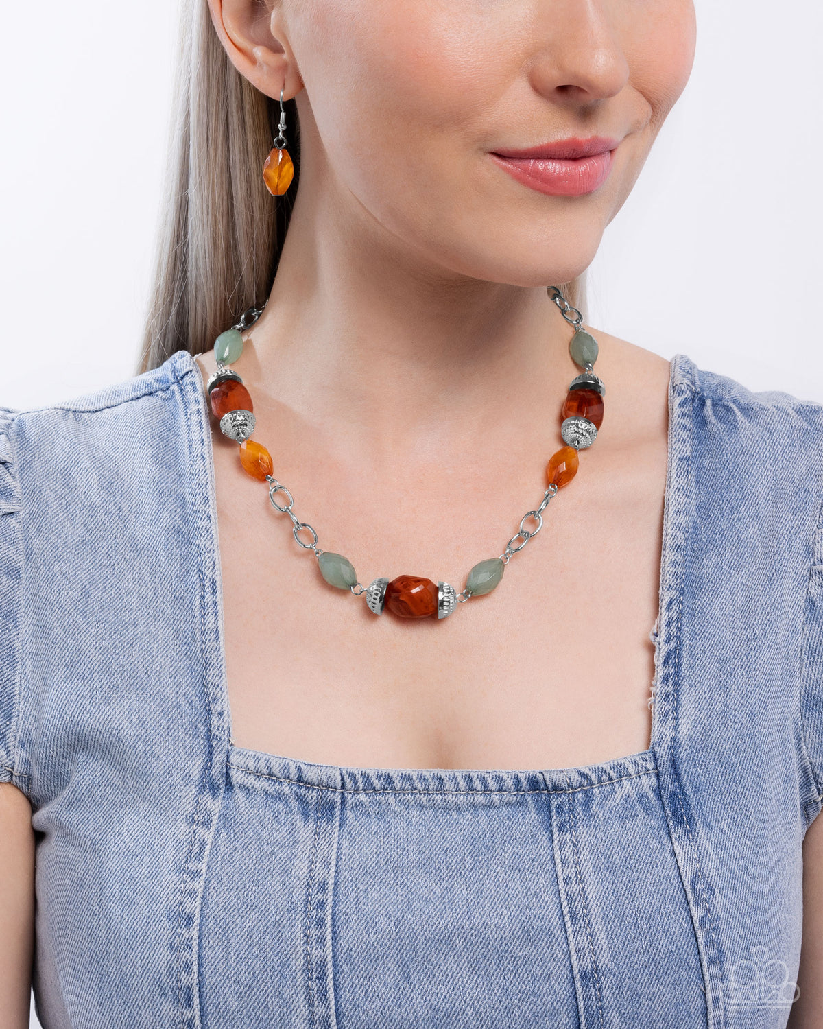 Beauty Culture Orange Necklace
