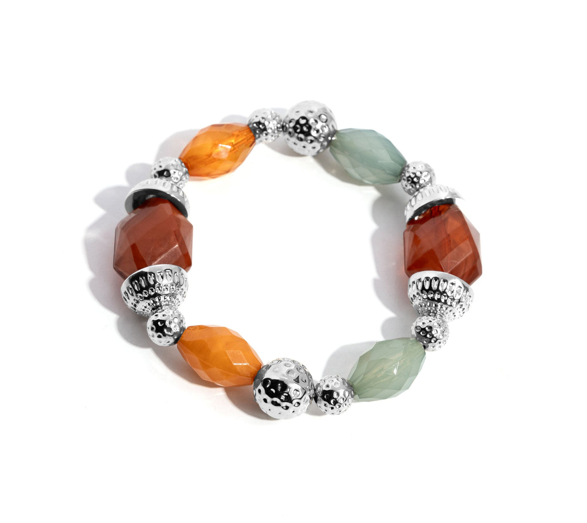 Sturdy Season Orange Bracelet