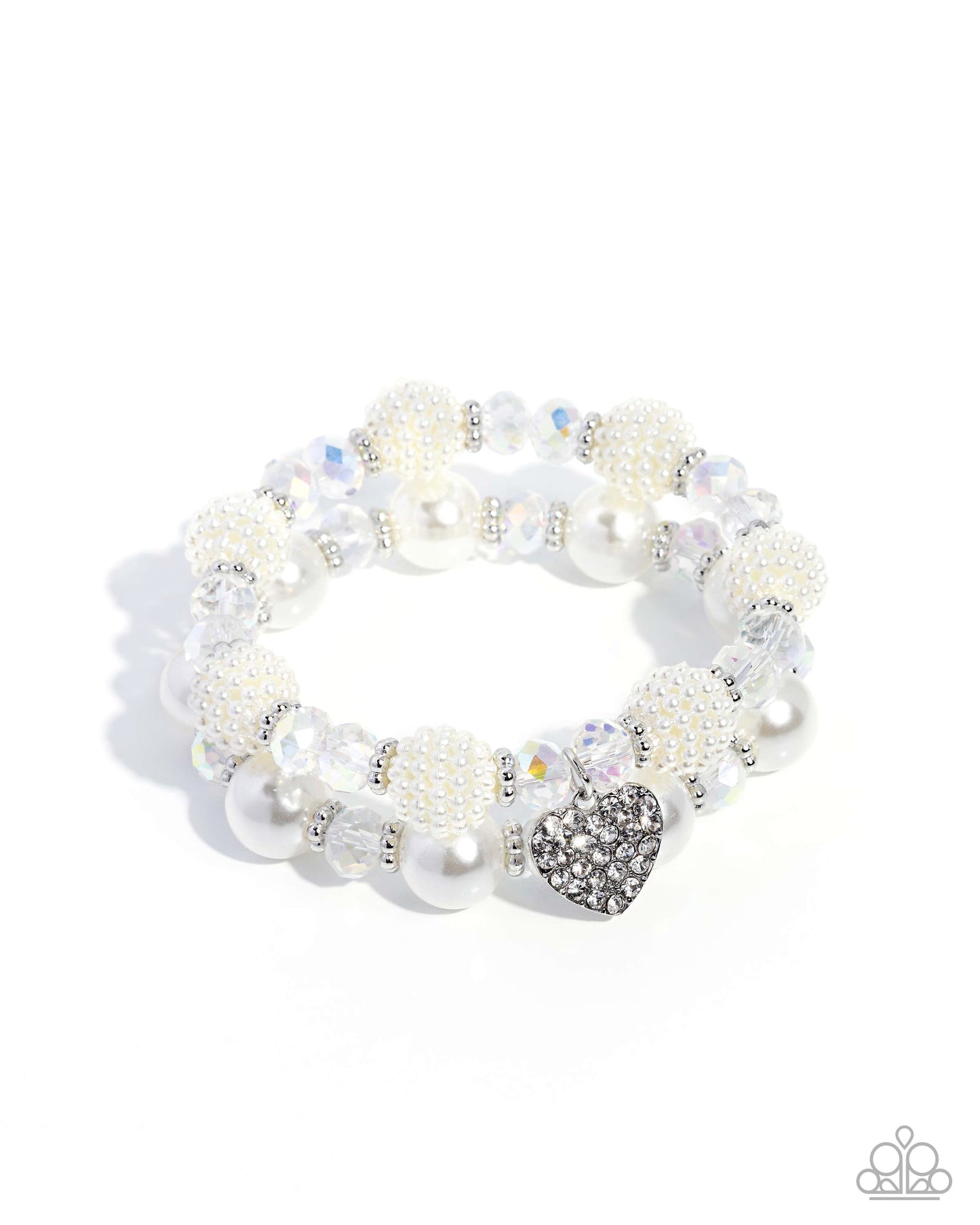 Heart Hustle White Bracelet