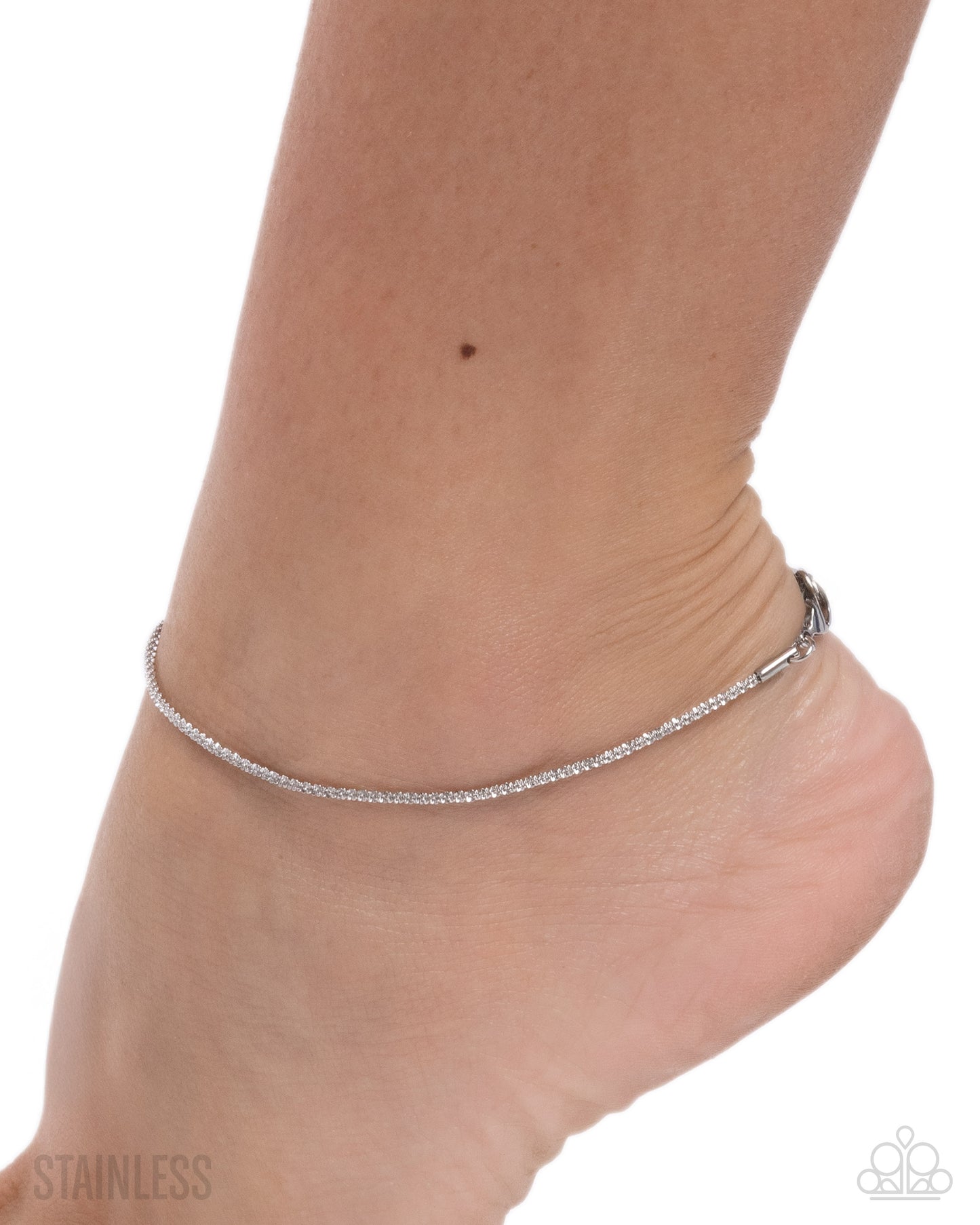 Legendary Leverage Silver Stainless Anklet