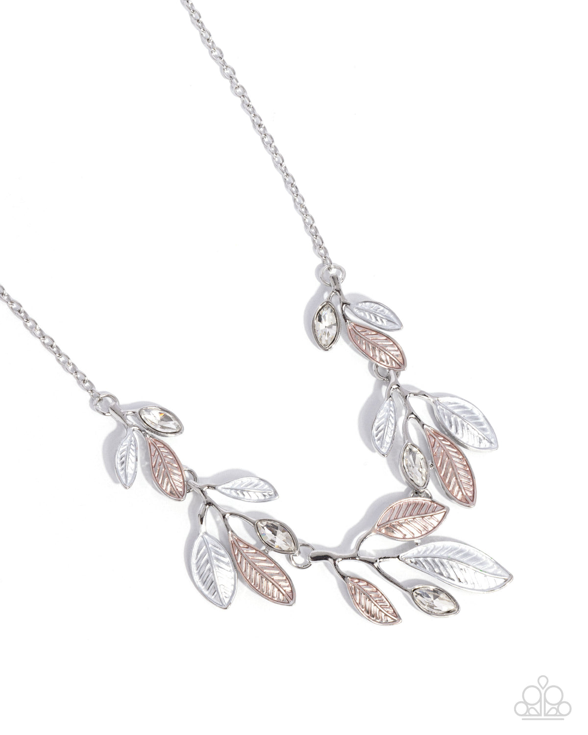 Lyrical Leaves Brown Necklace