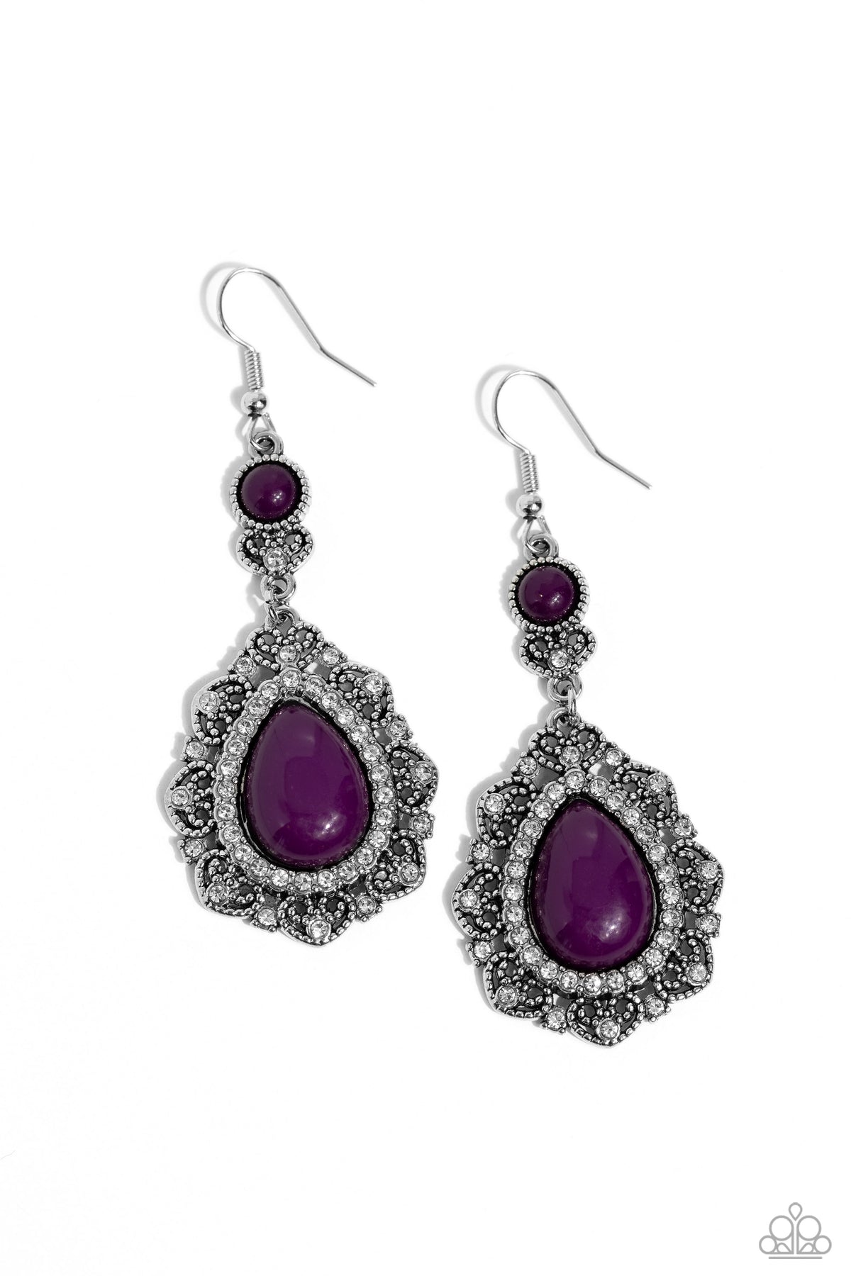 Palace Bribe Purple Earrings