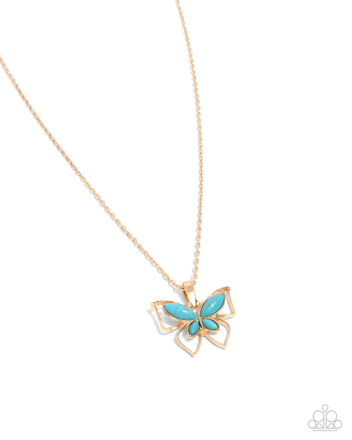 Papillon Persuasion Gold Necklace