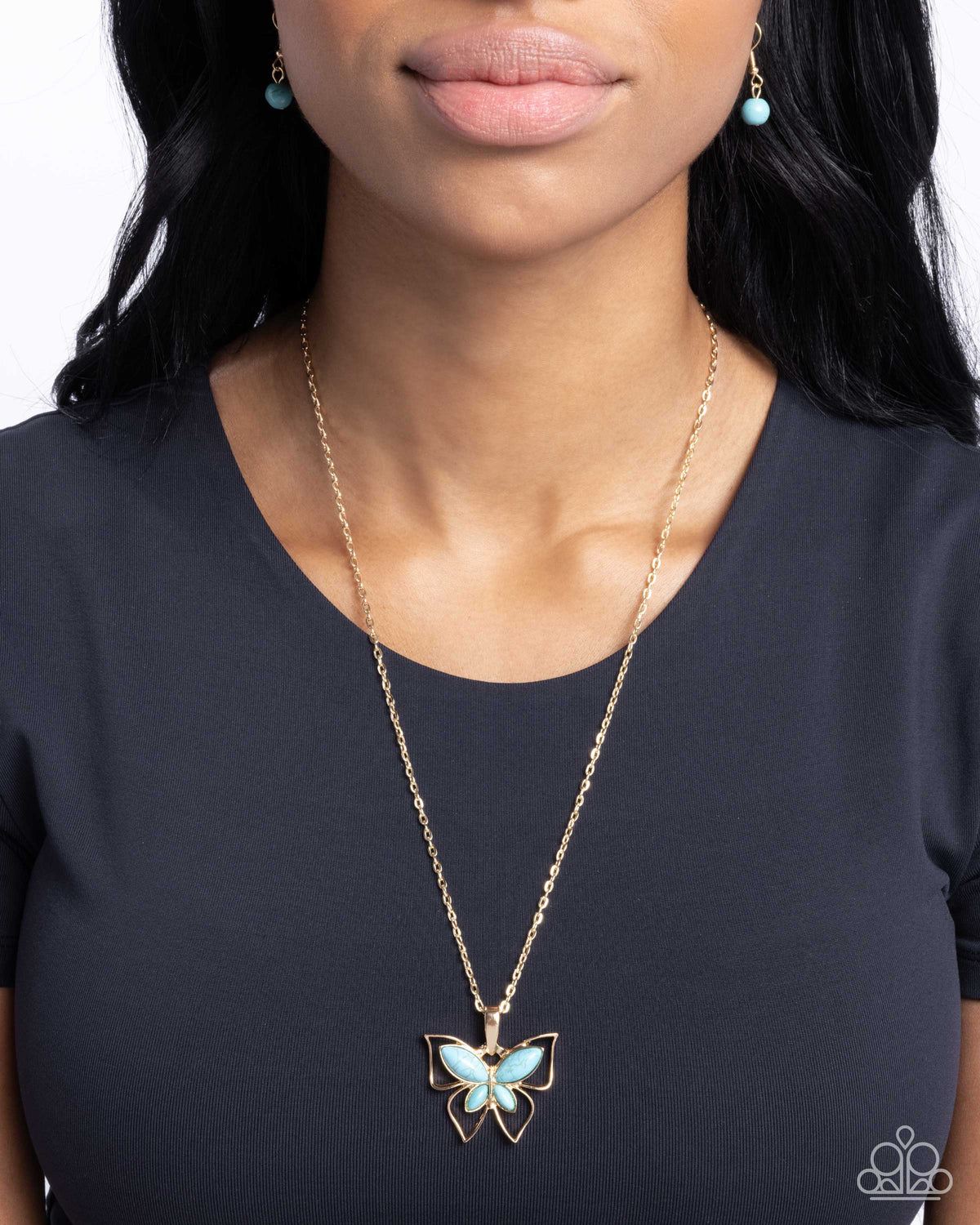 Papillon Persuasion Gold Necklace