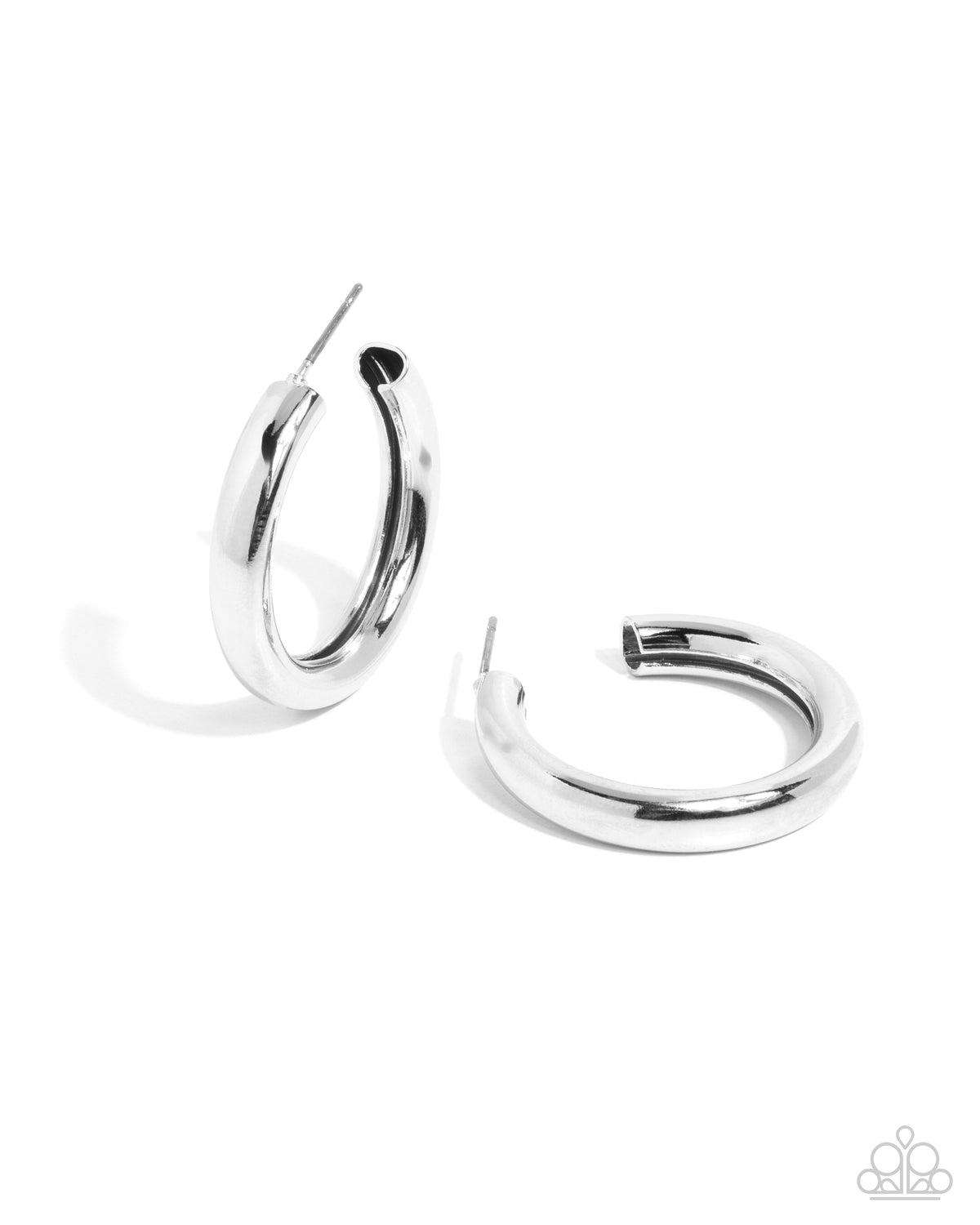 Second Sight Silver Hoops
