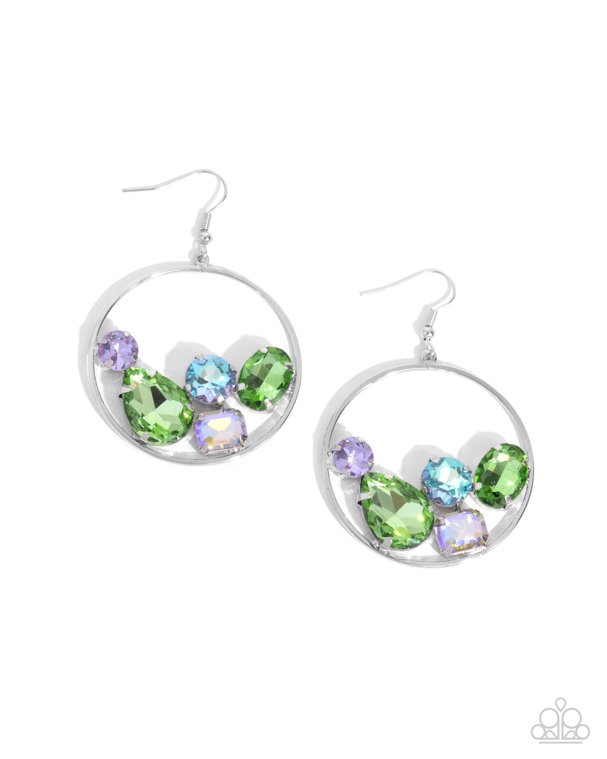 Treasure Timbre Green Earrings