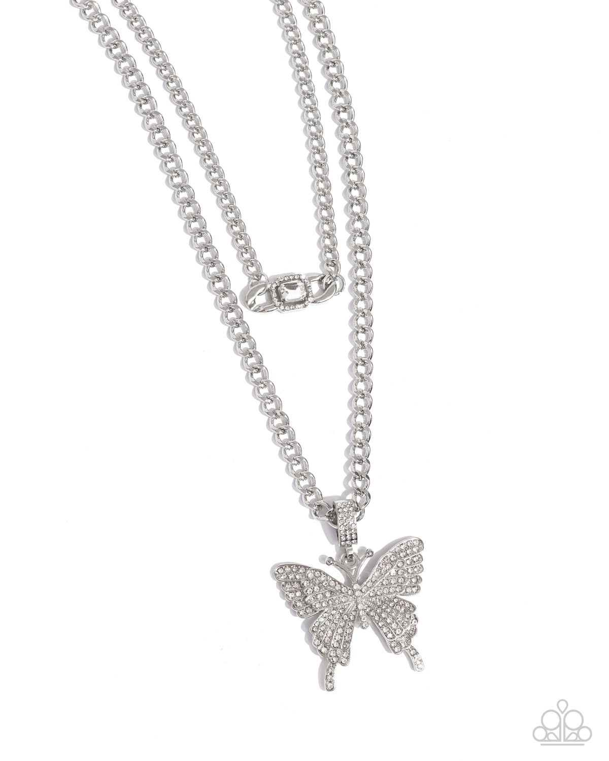 Aerial Arrangement White Necklace