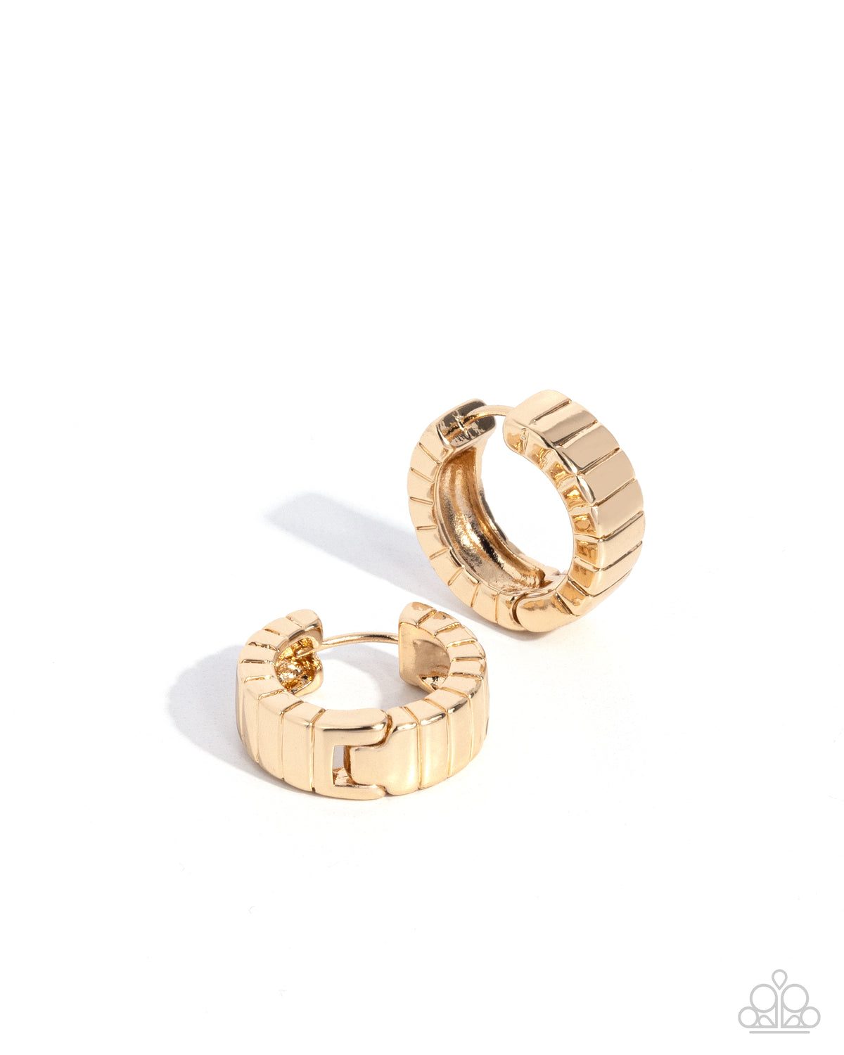 BOLD Up! Gold Hinge Hoops