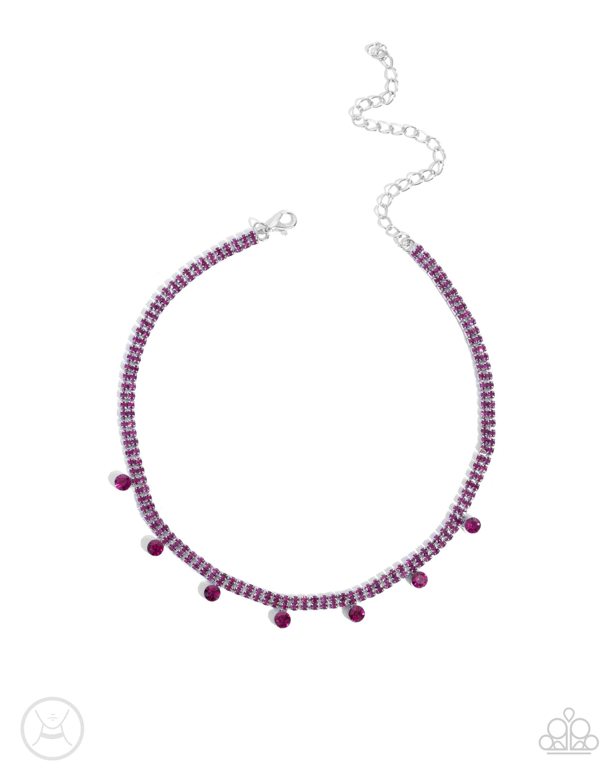 Breathtaking Backdrop Pink Necklace