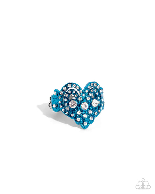 Gallant Glitter Blue Ring
