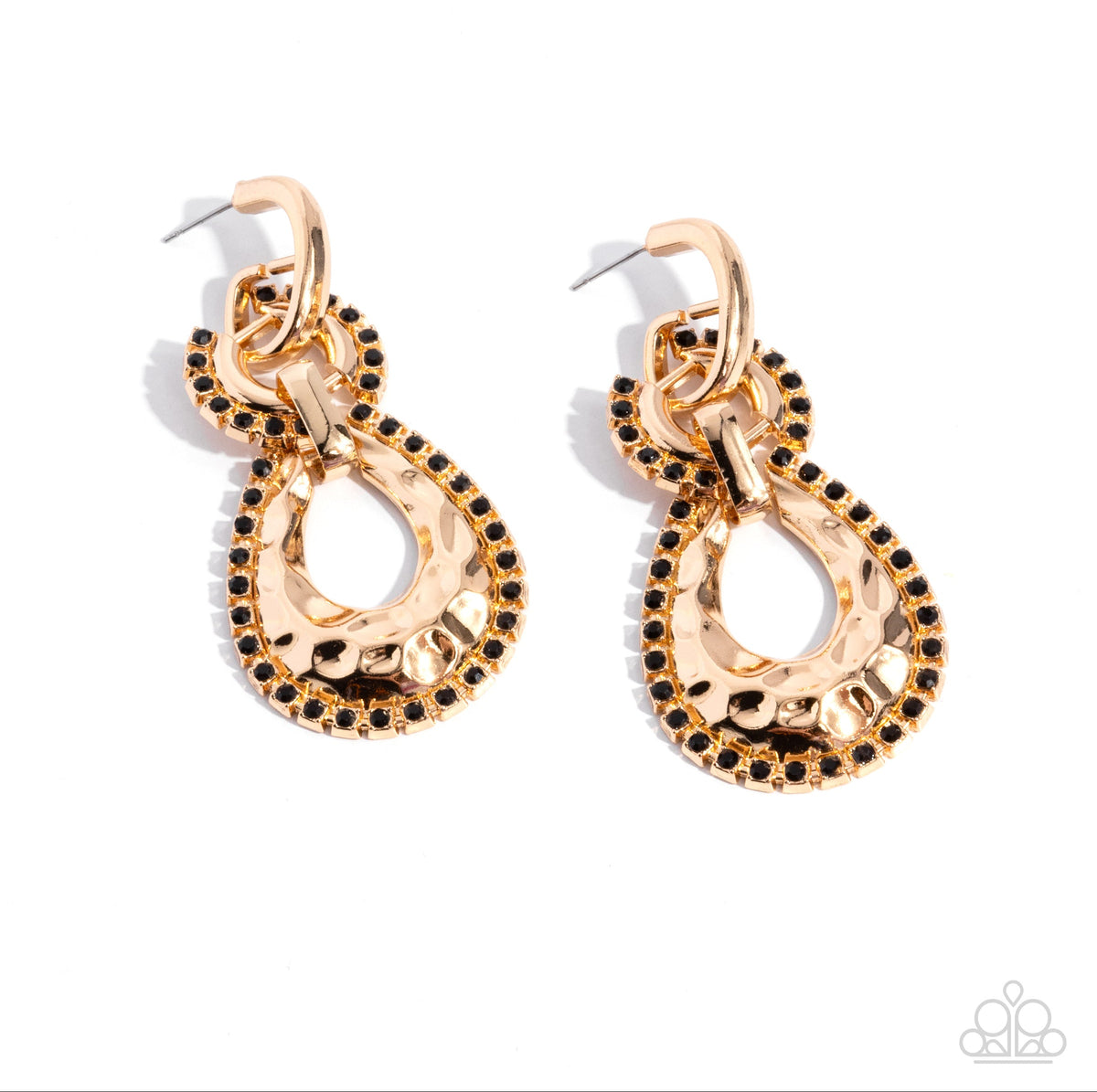 Hammered Highway Black Hoops