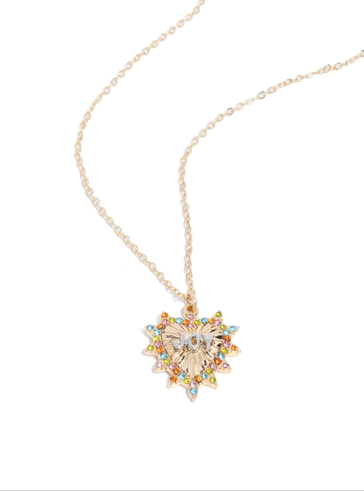Joy to the World Gold Necklace