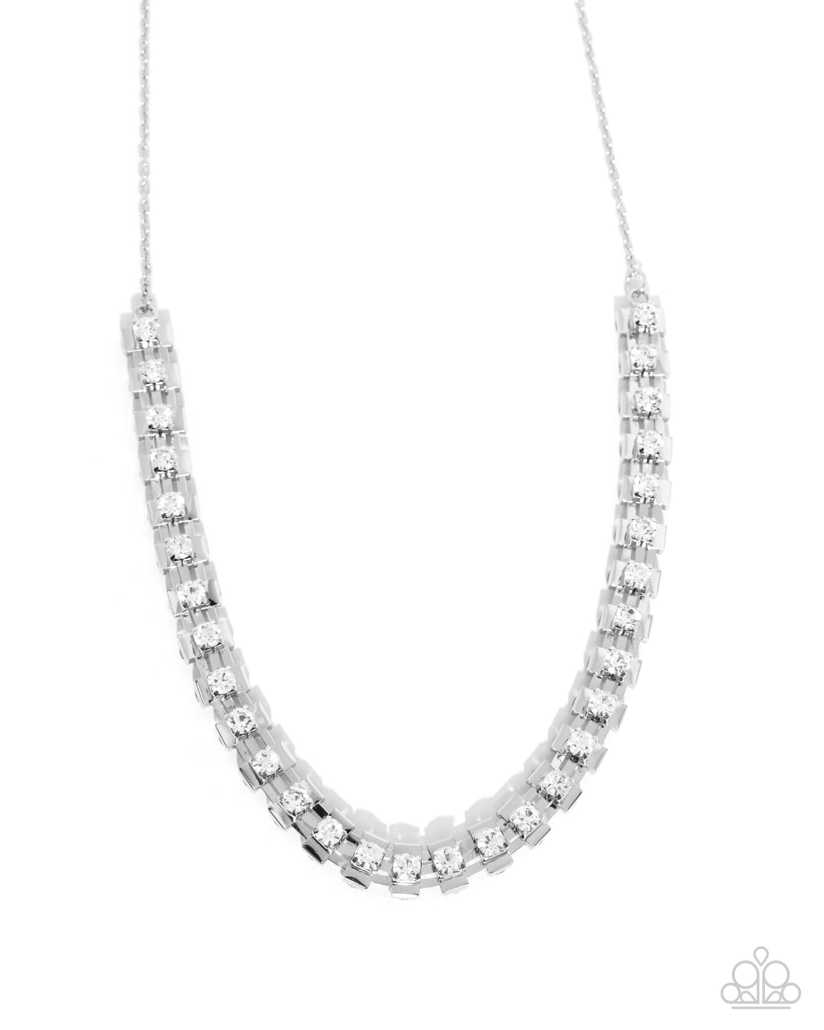 Linked Lady White Necklace