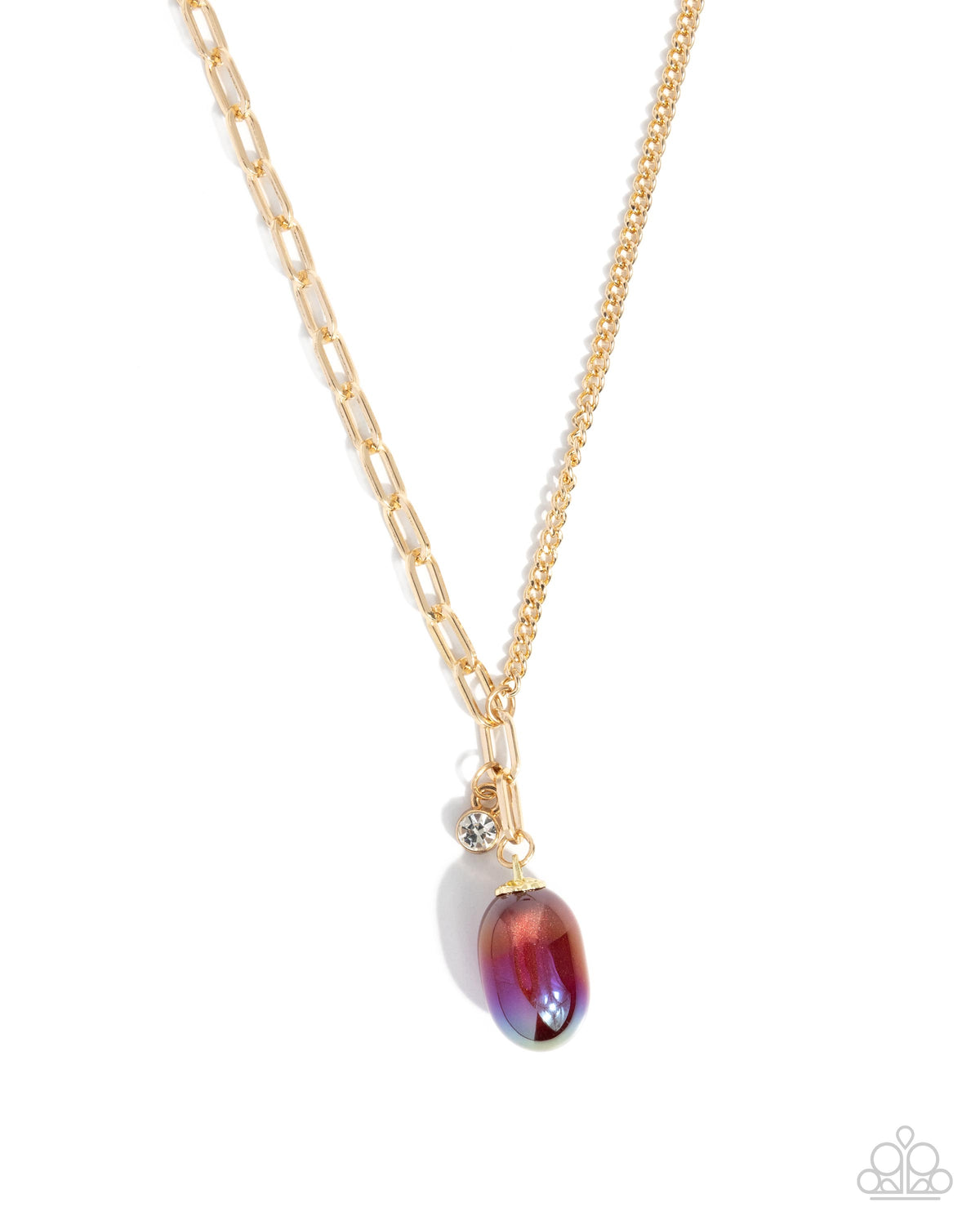 Polished Passage Red Necklace