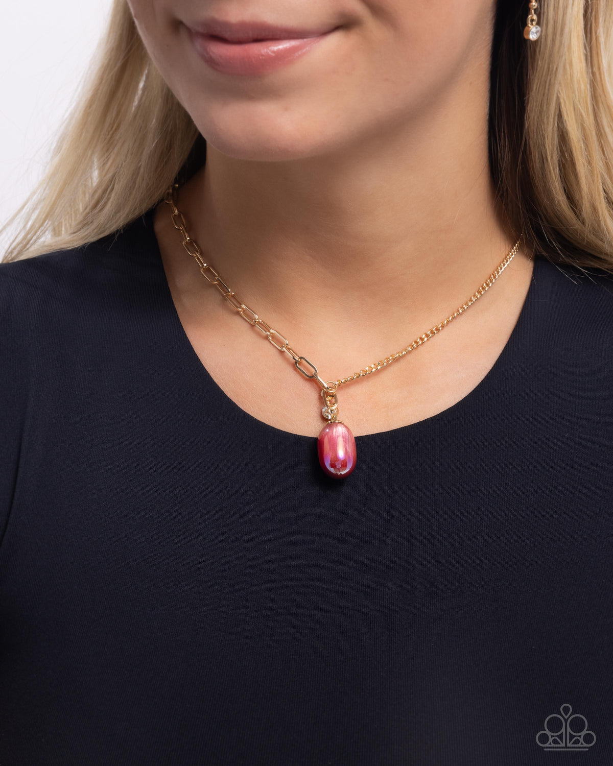 Polished Passage Red Necklace