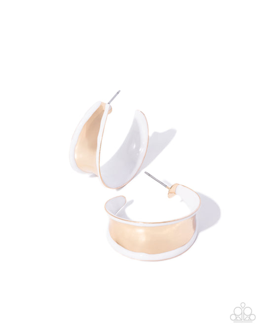 Secure Surprise White Hoops
