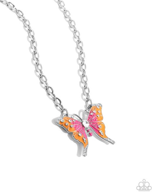Soft Landing Orange Necklace