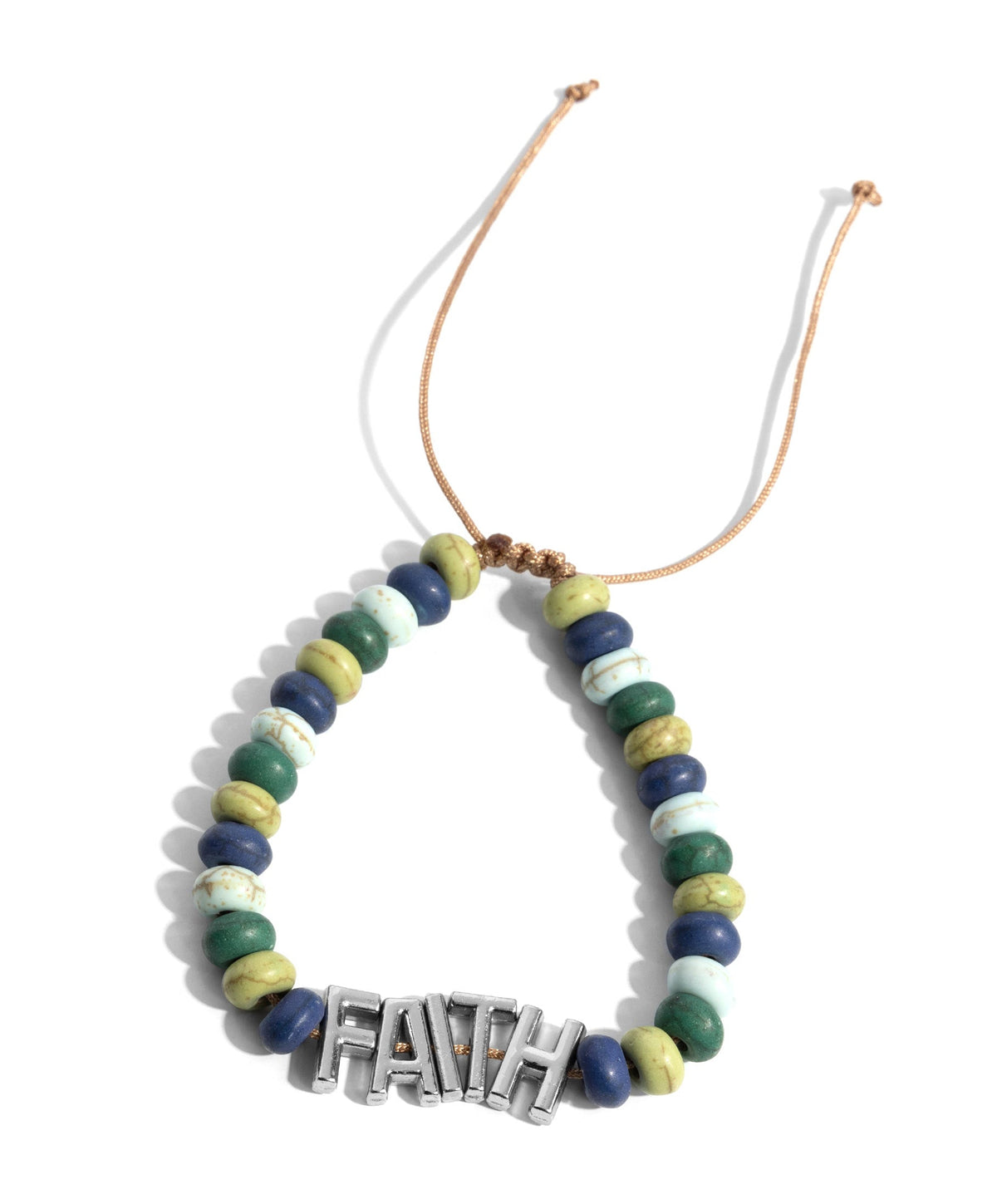 Word of Faith Green Bracelet