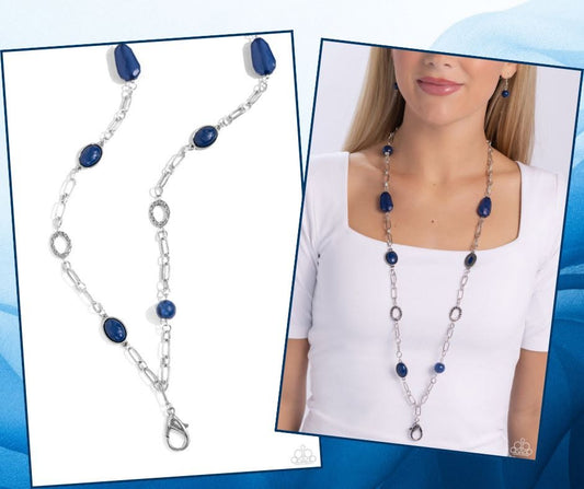 Barcelona Bash Blue Lanyard