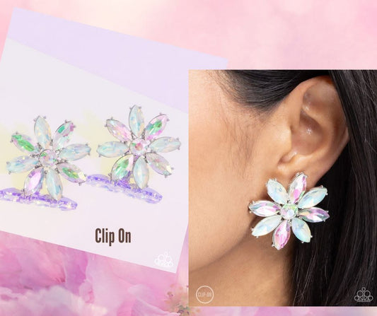 Maiden Makeover Green Clip On Earrings