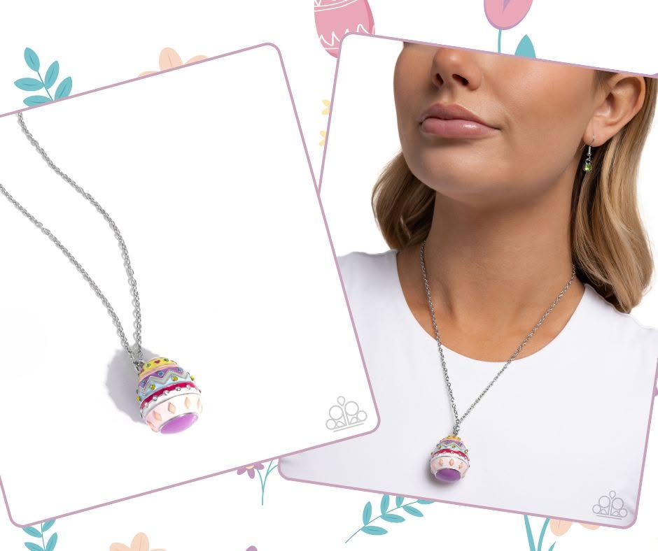 Eclectic Easter Egg Multi Necklace