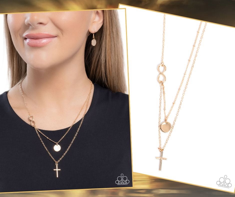 Eternal Embrace Gold Necklace
