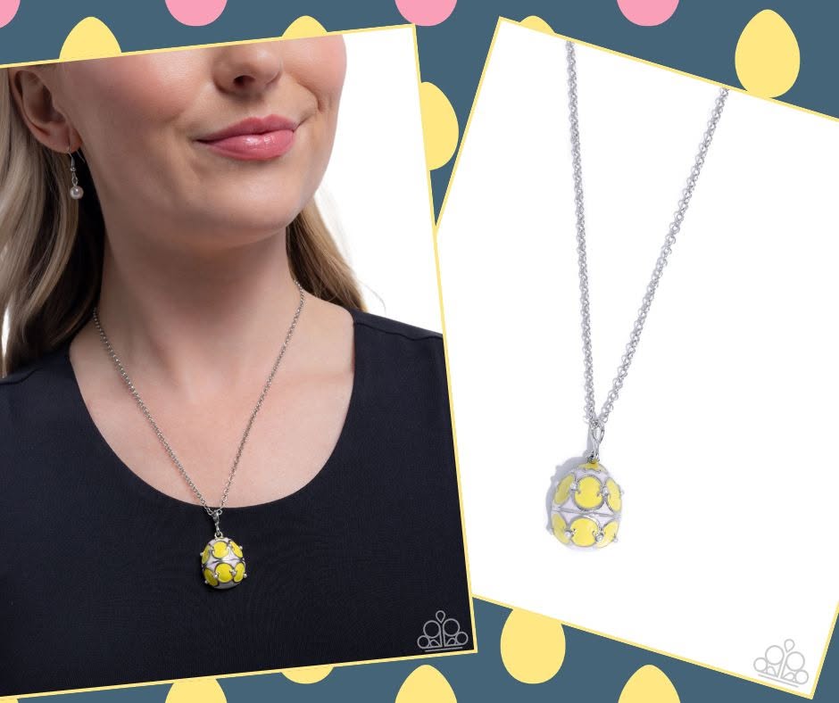 Elevated Easter Yellow Necklace