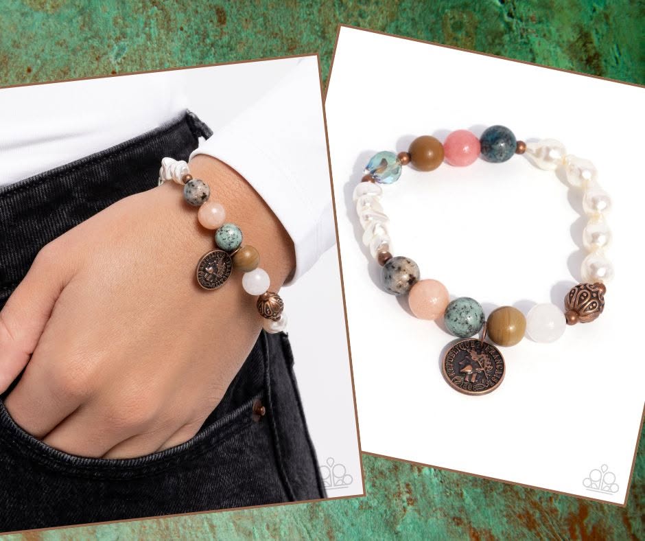 Chic Currency Copper Bracelet