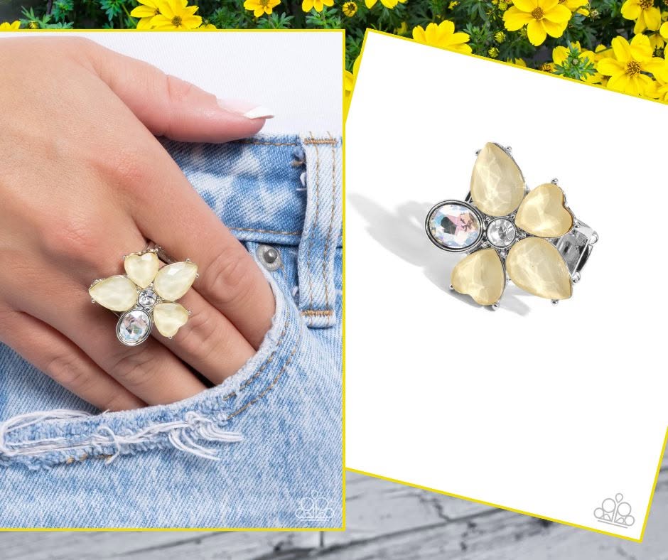 Fanciful Feature Yellow Ring