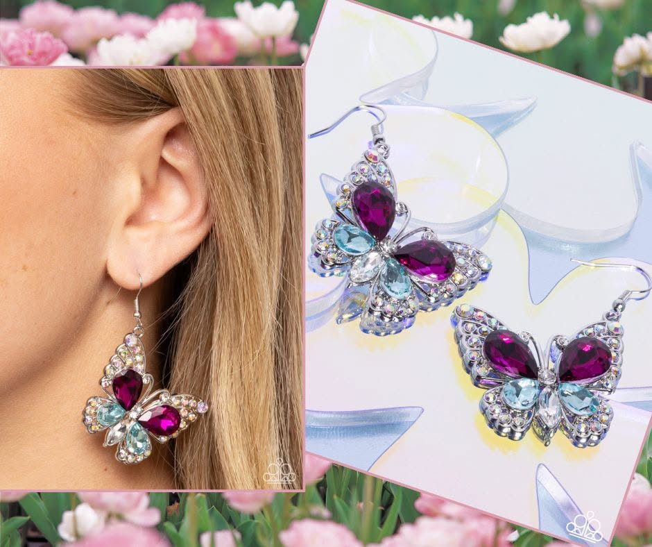Teardrop Takeoff Multi Earrings