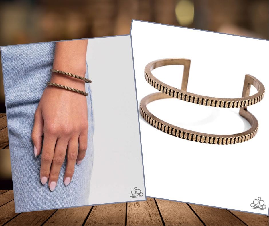 Prehistoric Passion Brass Bracelet