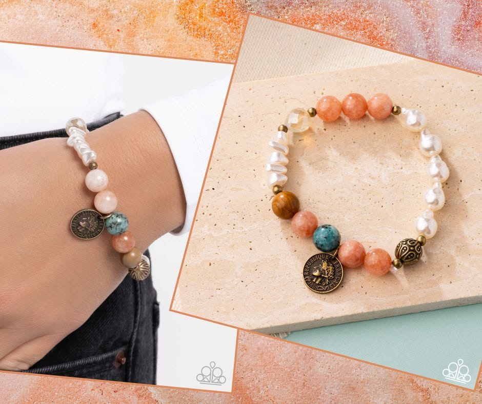 Chic Currency Orange Bracelet