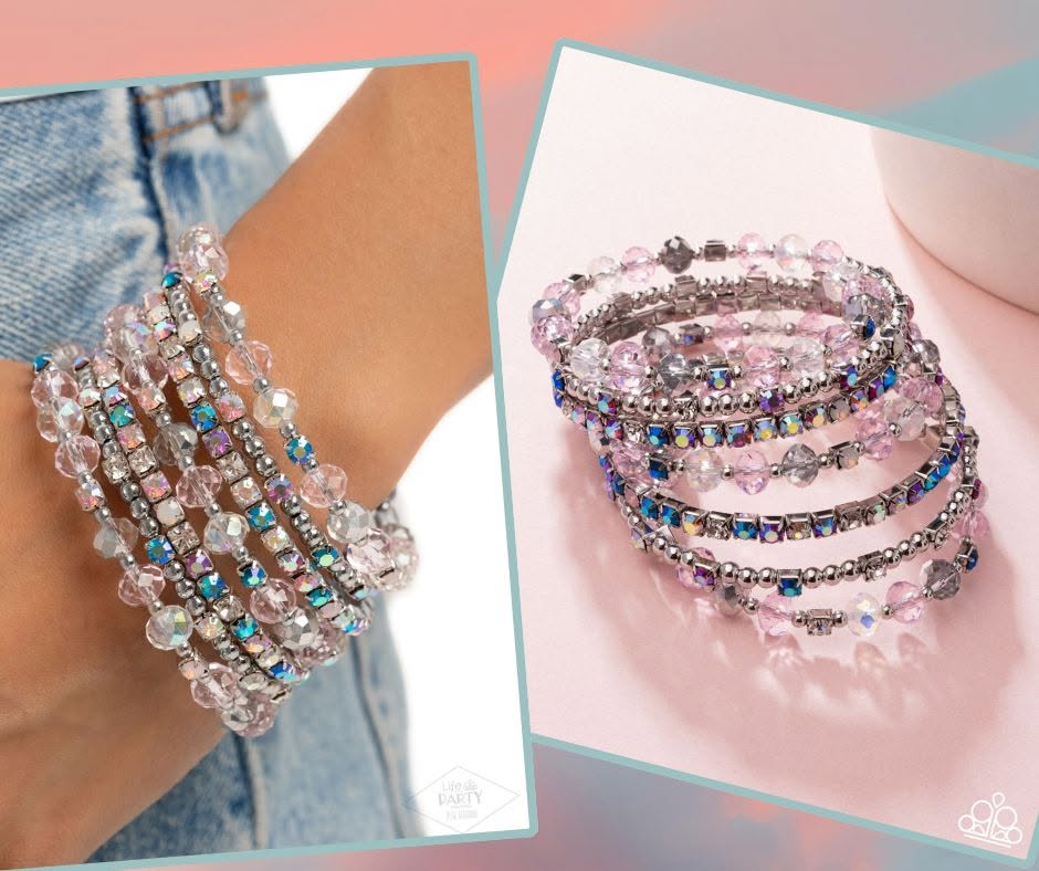 Sizzling Stack Multi Coil Bracelet