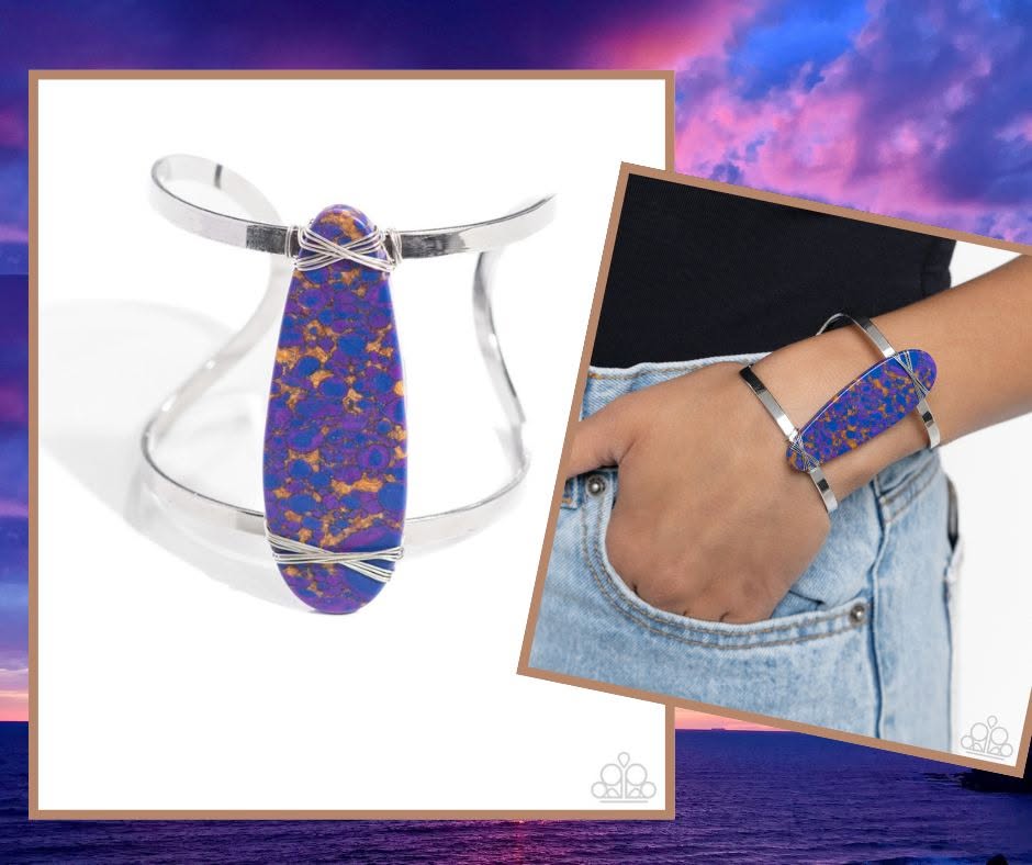 Spotted A Mile Away Purple Bracelet