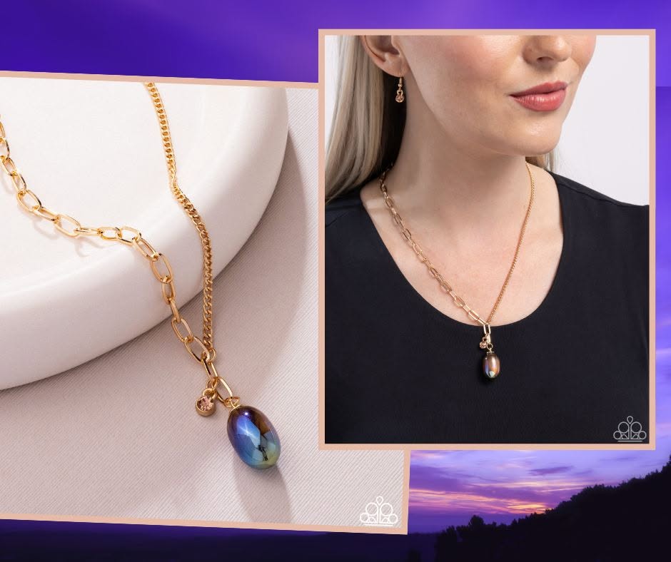 Polished Passage Brown Necklace