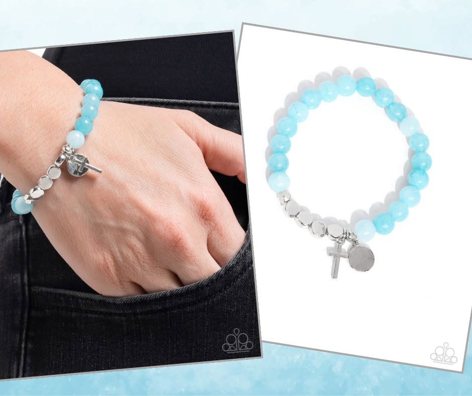 Devout Debut Blue Bracelet
