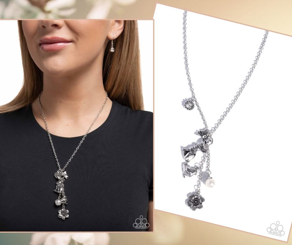 Easter Enthusiast White Necklace