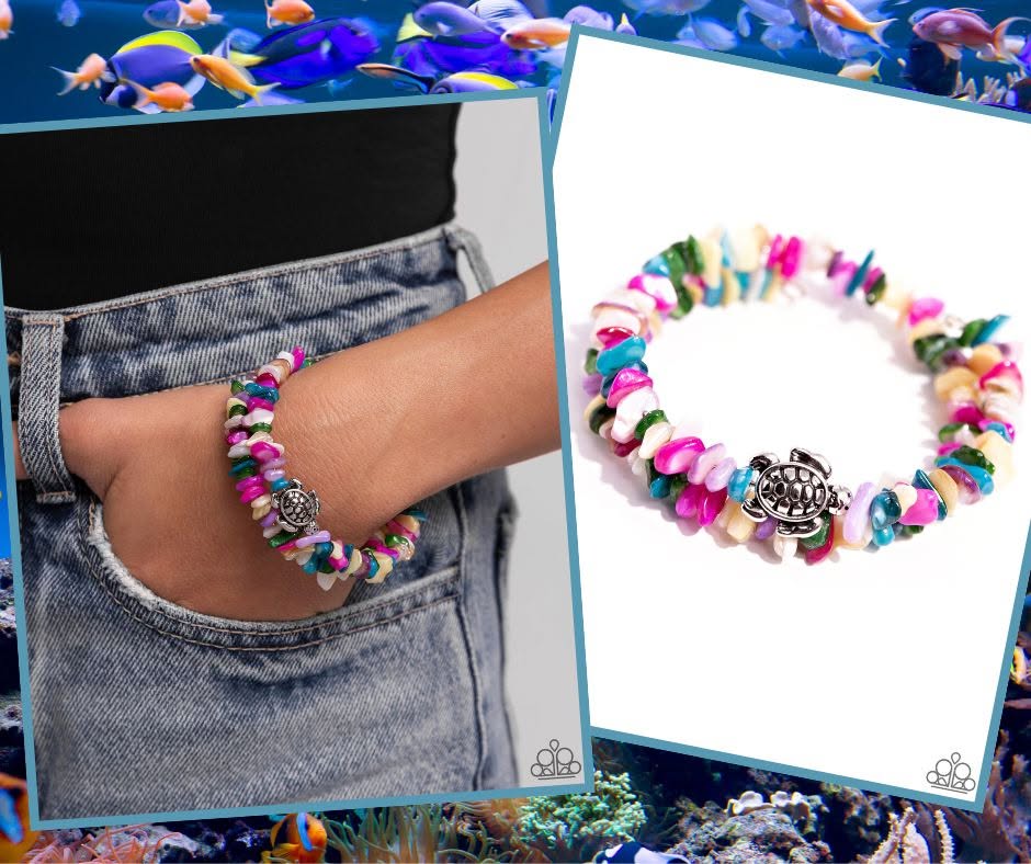 Turtle Talisman Multi Coil Bracelet