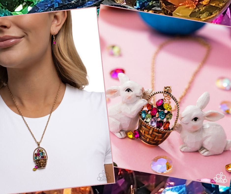 Easter Basket Brilliance Multi Necklace