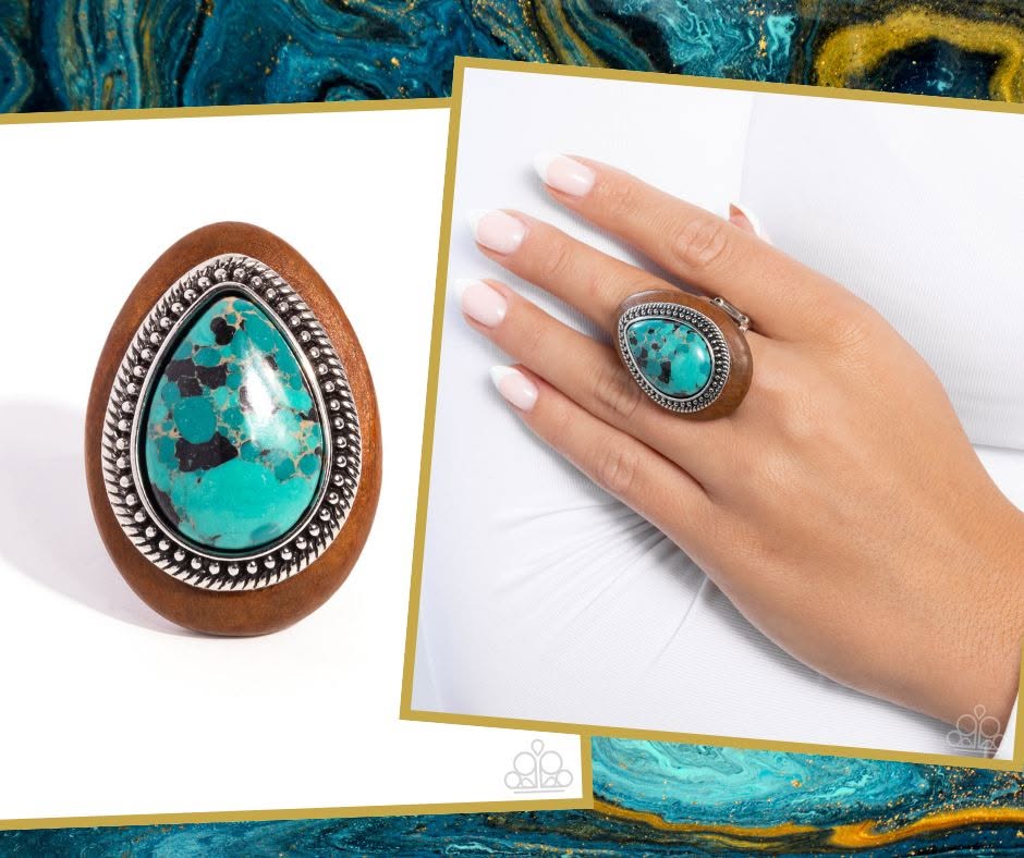 Santa Fe Stance Green Ring