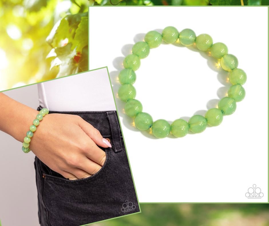 Still Fabulous Green Bracelet