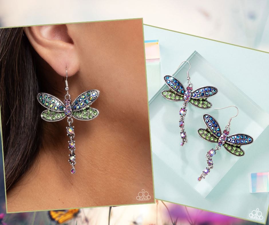 Hey, I Heard You Were A Wild One Green Earrings