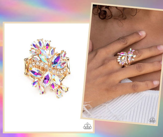 Flauntable Flare Gold Ring